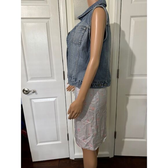 Vintage DKNY Floral Slip Dress Size 6 - Picture 7 of 9